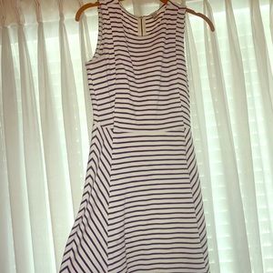 JCrew striped jersey dress